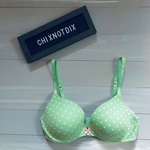 [victoria’s secret] Push-Up Bra Light Green | 34D